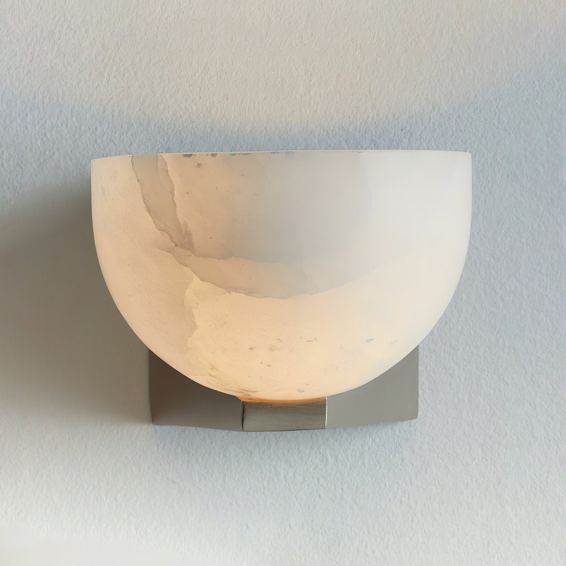 Corvina Bowl Alabaster Wall Light