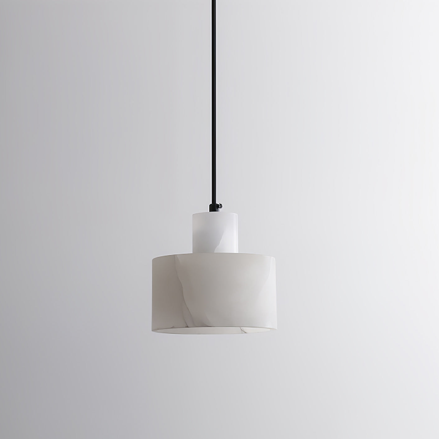 Alabaster Pendant Lgiht Dual Cylindrical