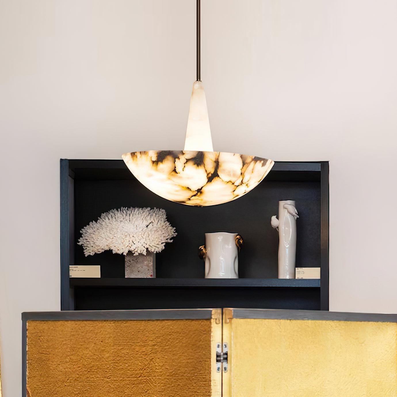 Umiros Alabaster Pendant Light Chandelier