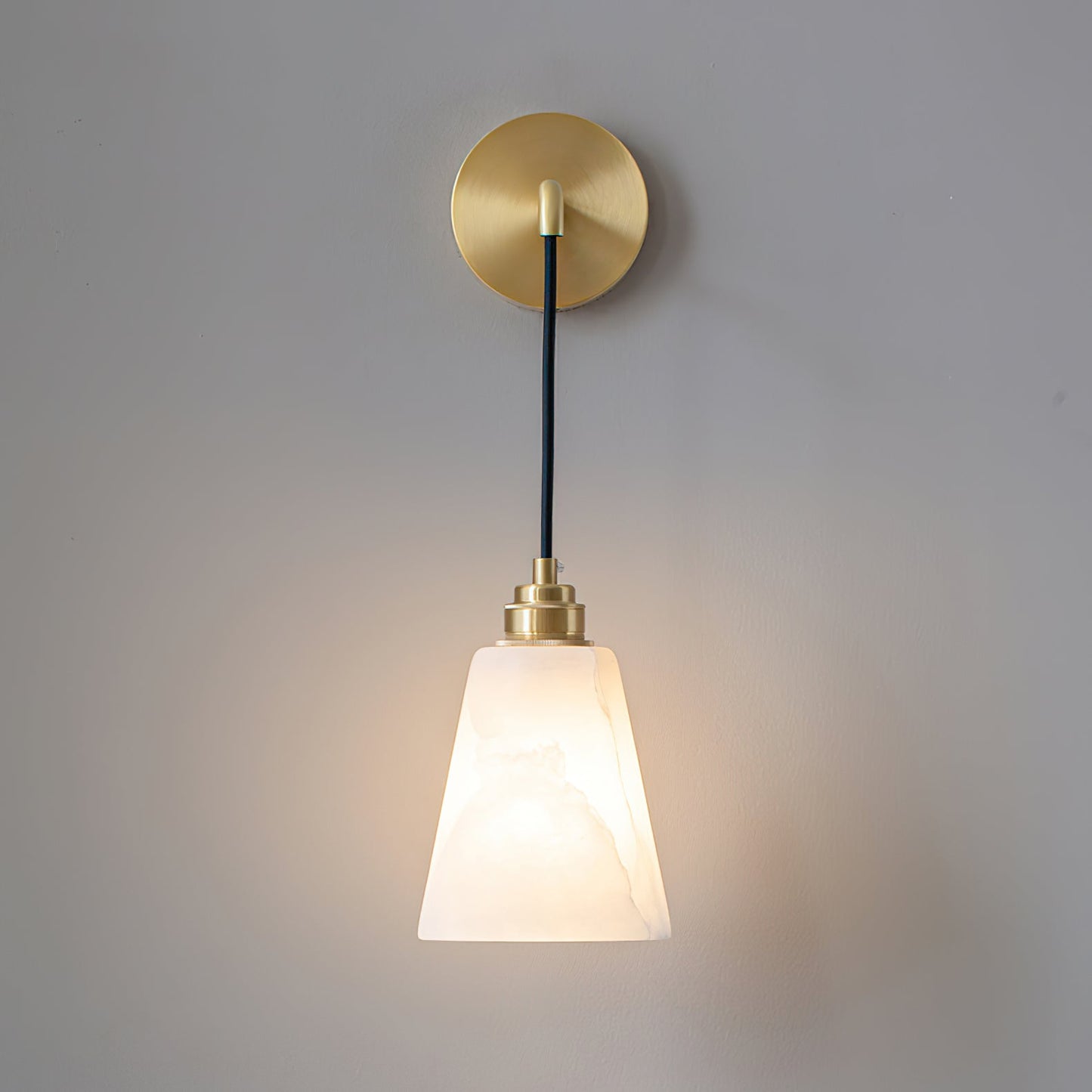 Alba Alabaster Wall Pendant Light