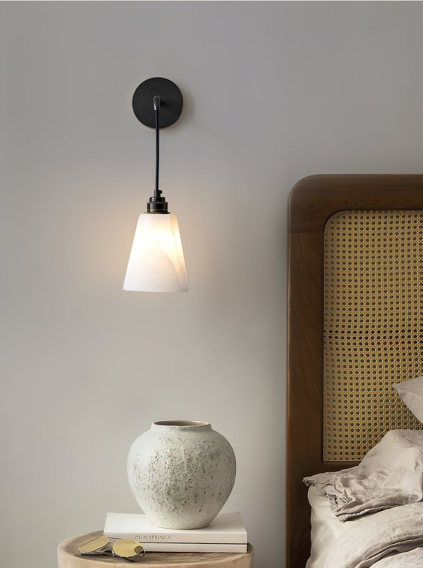 Alba Alabaster Wall Pendant Light
