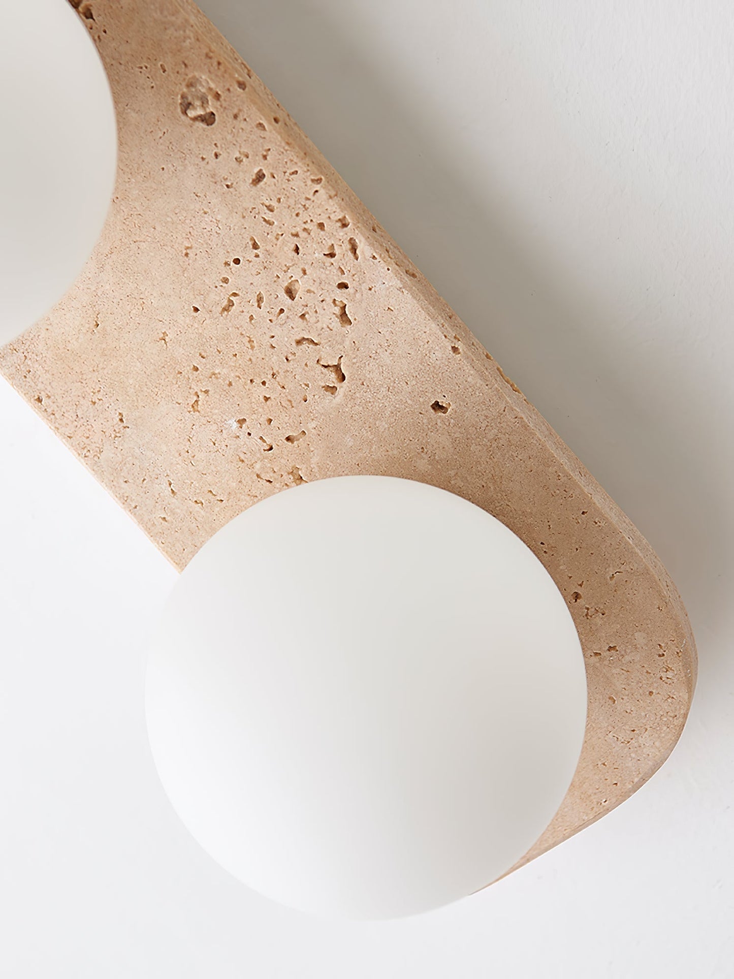 Alsilis Minimalist Travertine Wall Light