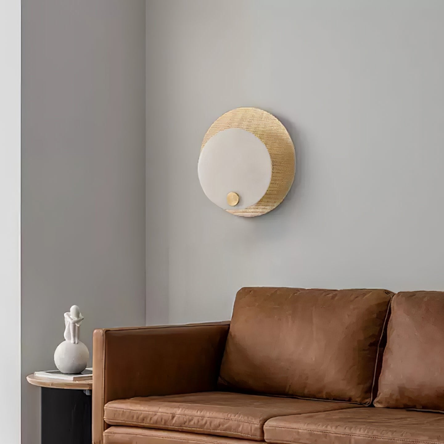 Ilzore Circular Glass Ceiling Light