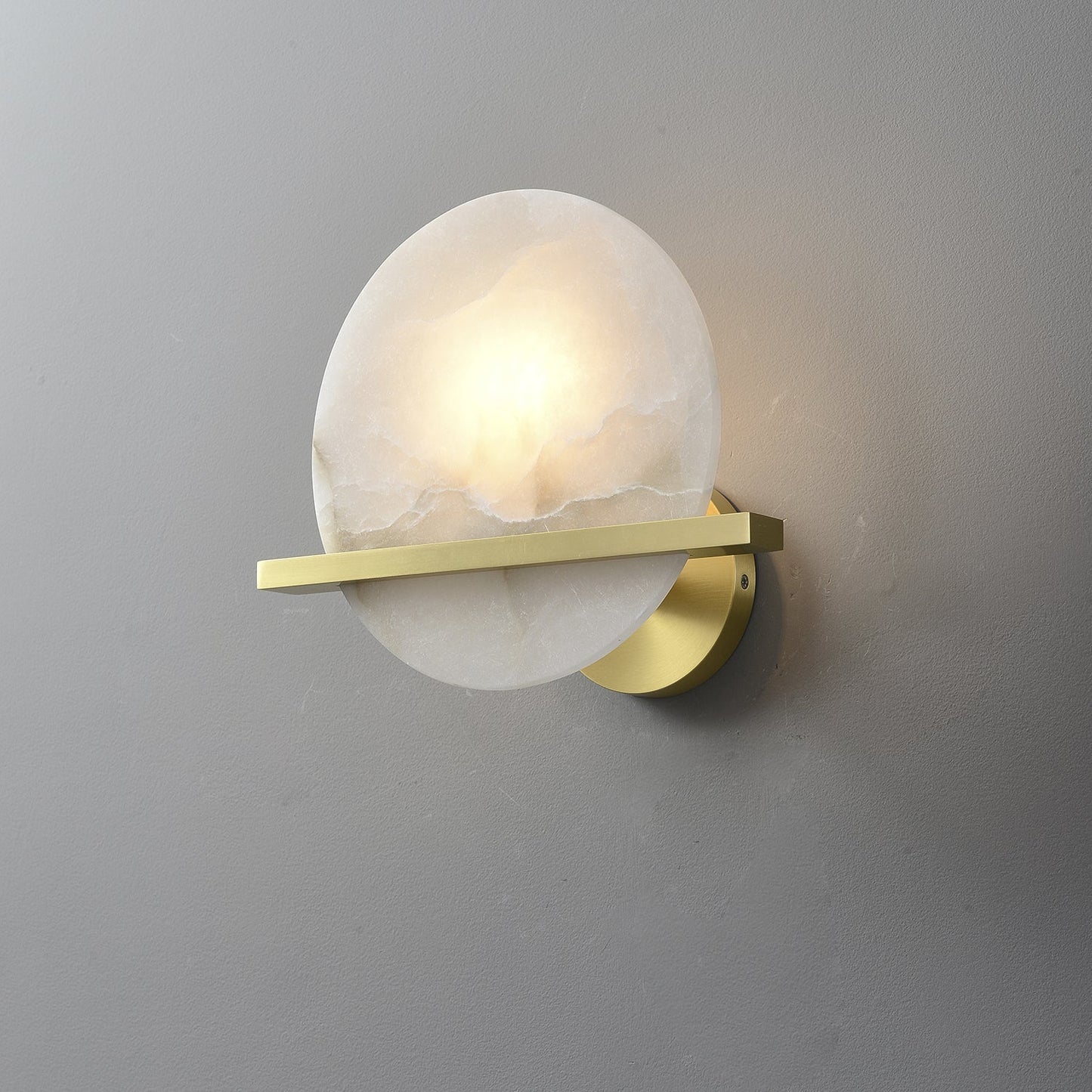 Vomiror Sphere Alabaster Wall Light