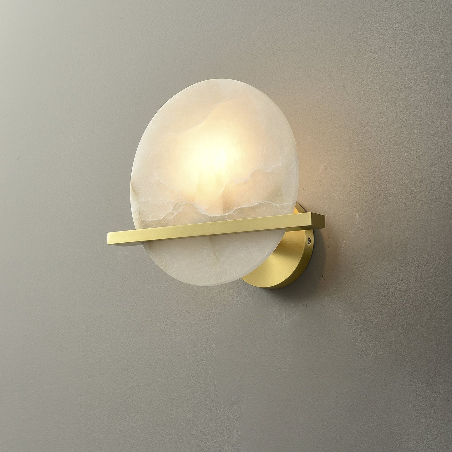 Vomiror Sphere Alabaster Wall Light