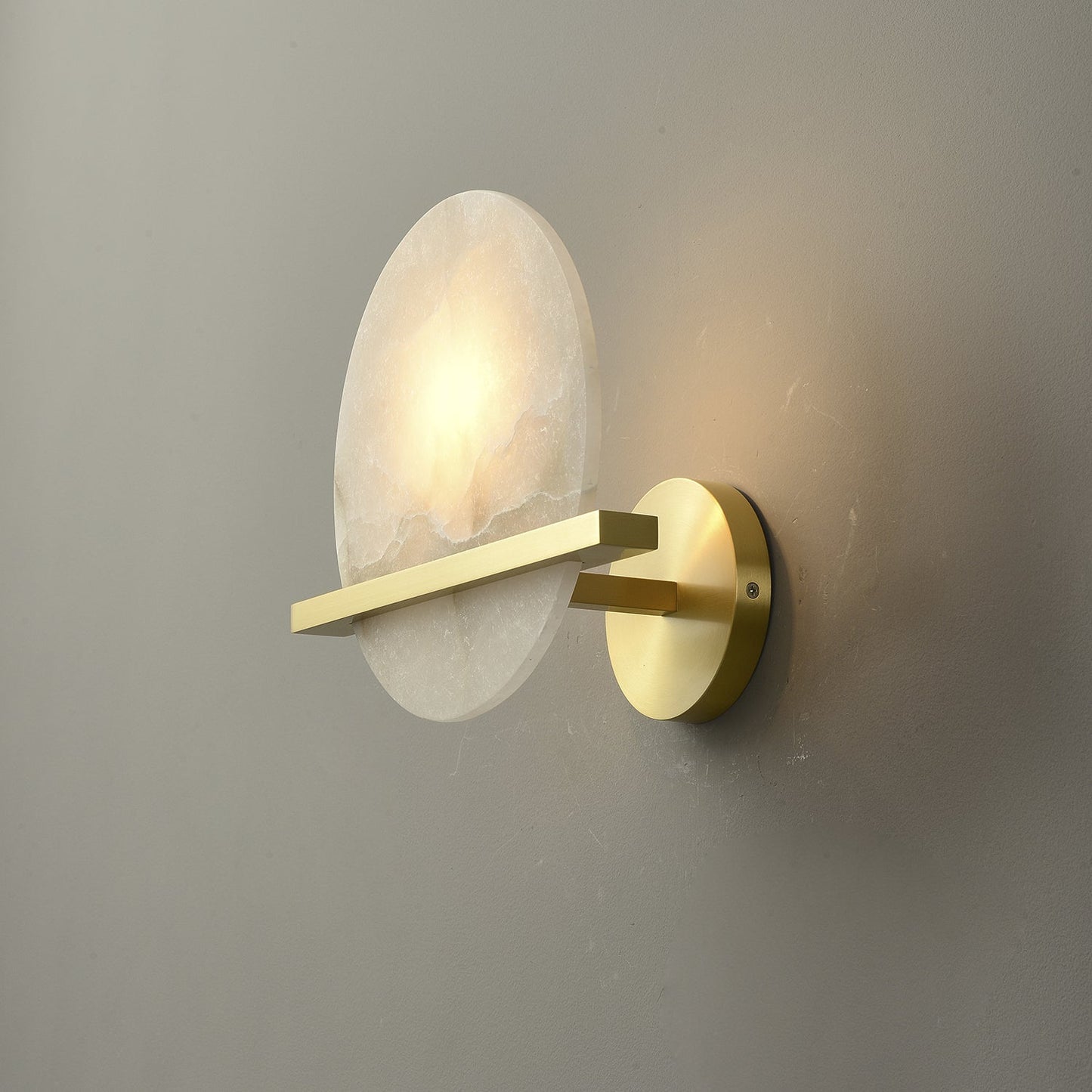 Vomiror Sphere Alabaster Wall Light