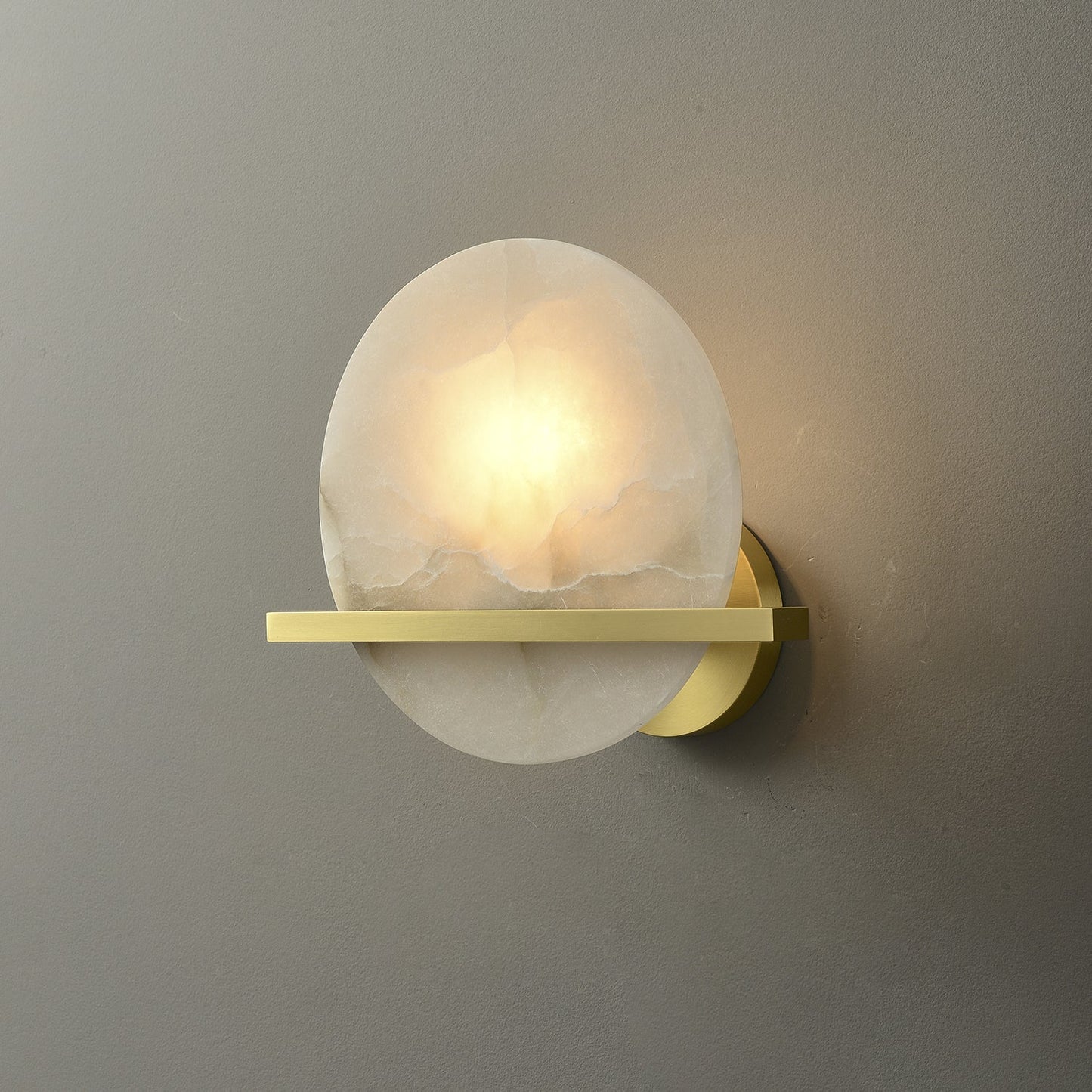 Vomiror Sphere Alabaster Wall Light