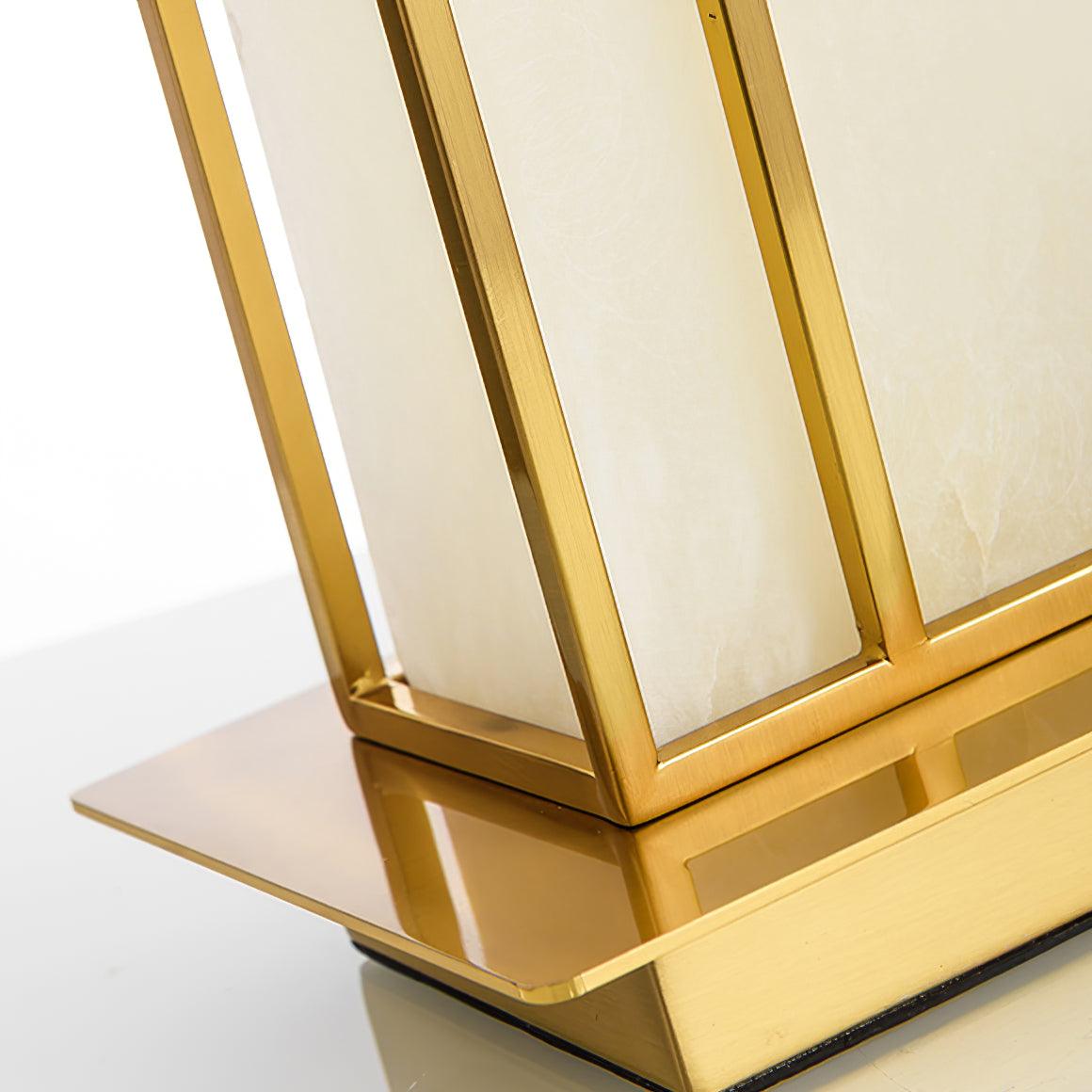 Nysilor Rectangular Glass Table Lamp
