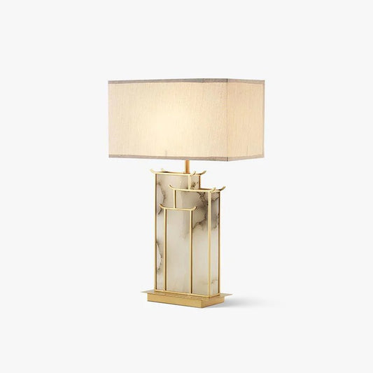 Nysilor Rectangular Glass Table Lamp