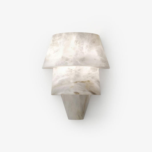 Vyloren Tiered Alabaster Wall Light
