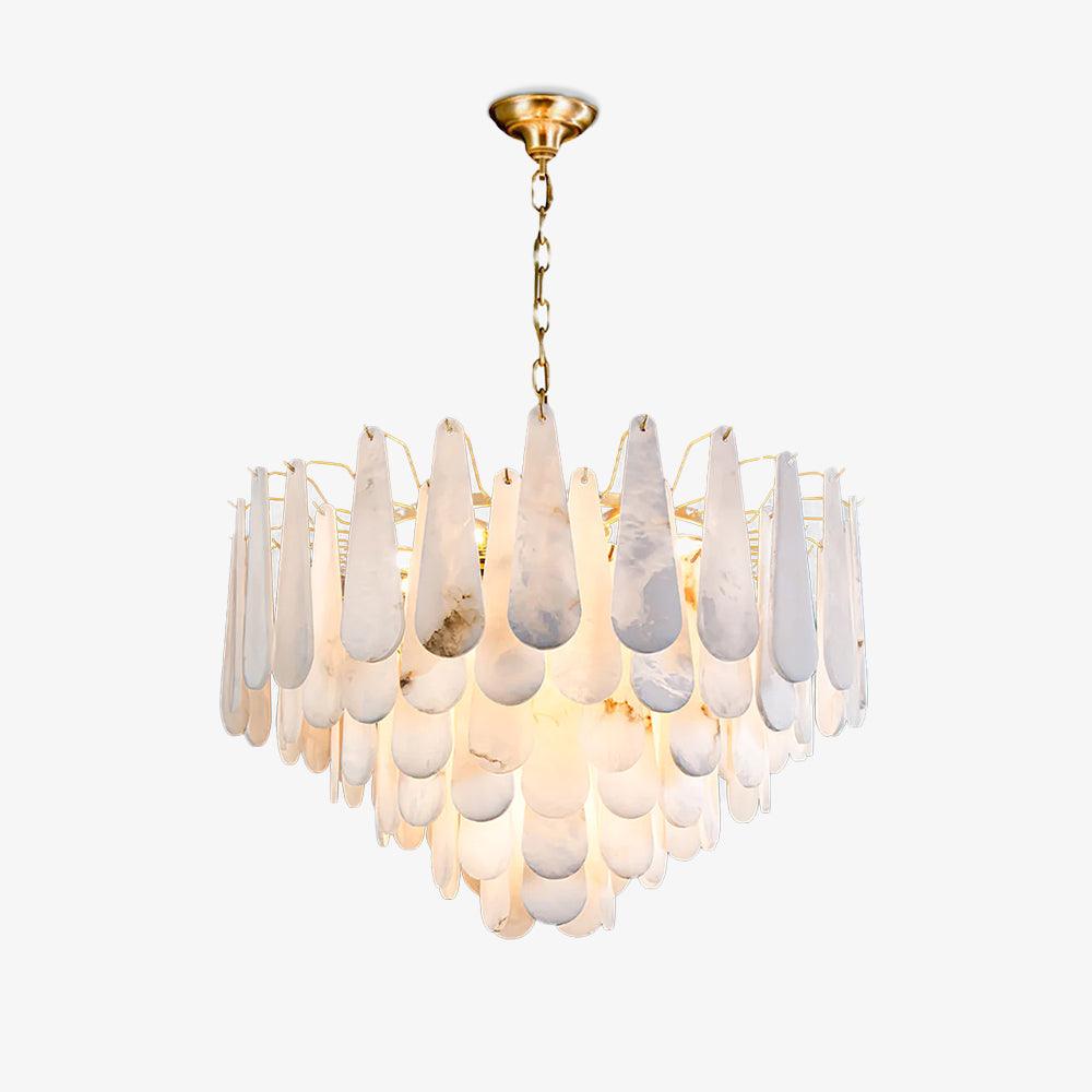 Ucararae Teardrop Alabaster Chandelier