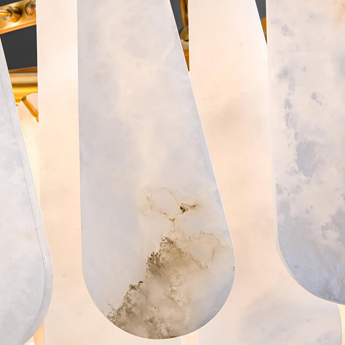 Ucararae Teardrop Alabaster Chandelier