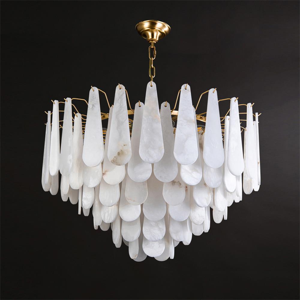 Ucararae Teardrop Alabaster Chandelier