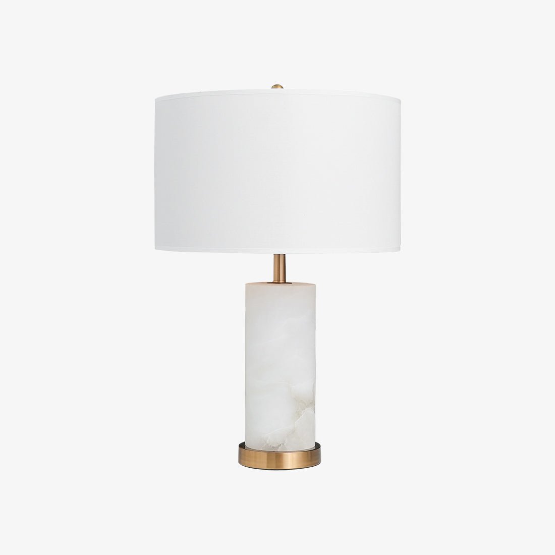 Zosilis Cylindrical Alabaster Table Lamp