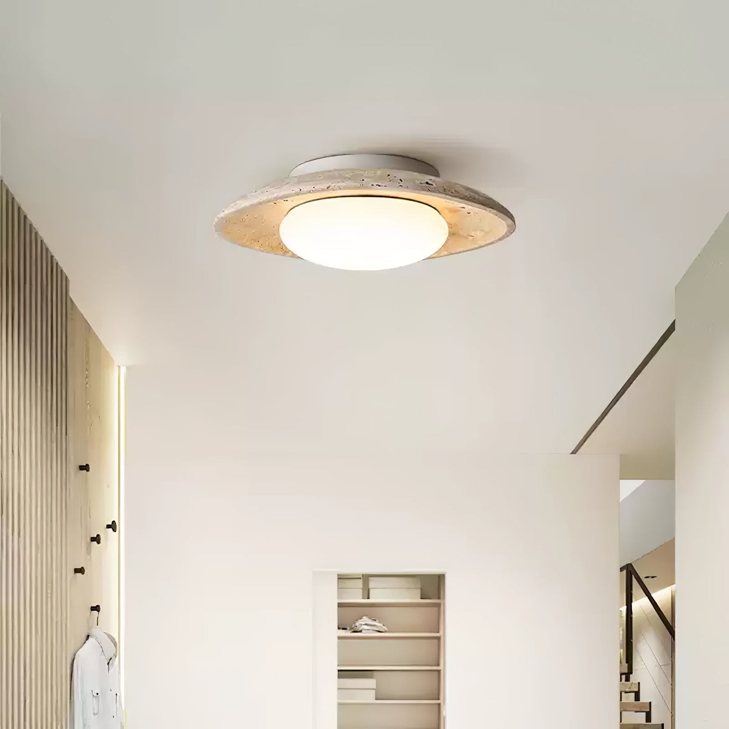 Lena Travertine Ceiling Light