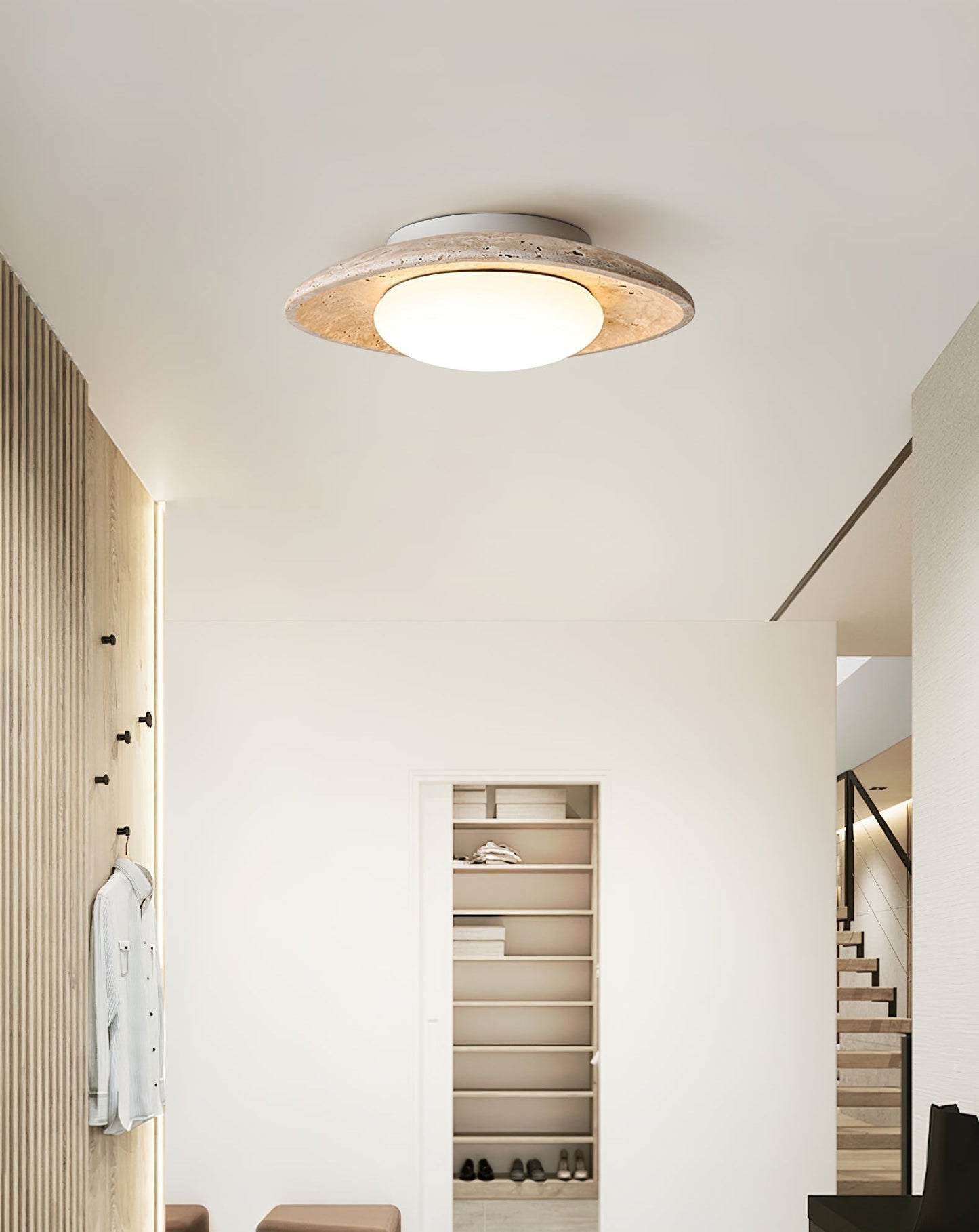 Lena Travertine Ceiling Light