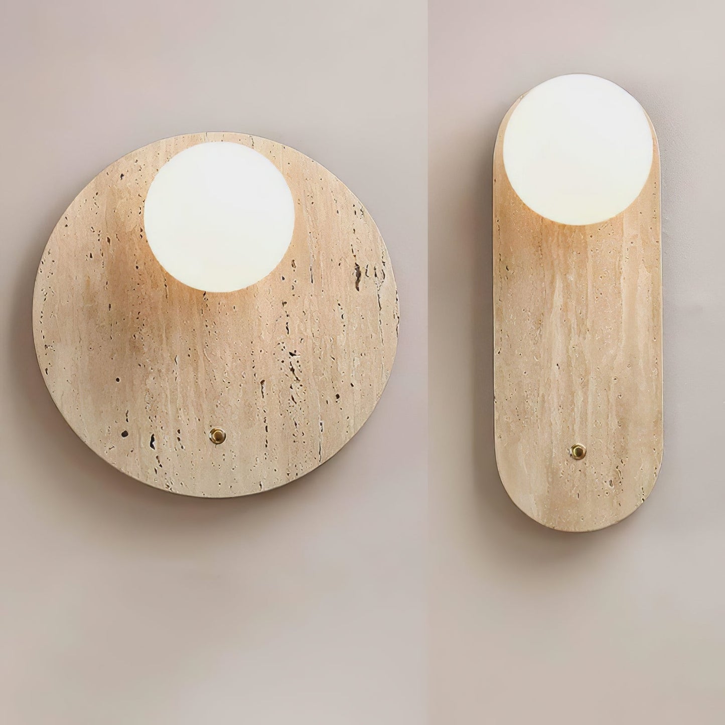 Syloryra Minimalist Travertine Wall Light
