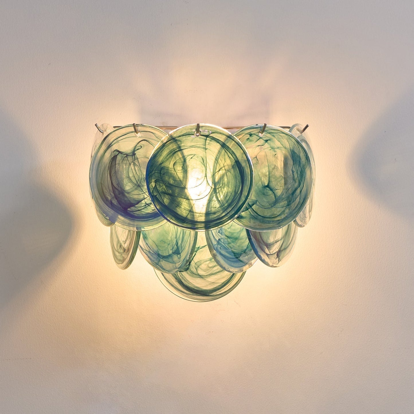 Aurora Wall Lamp Murano Glass Round Artistic