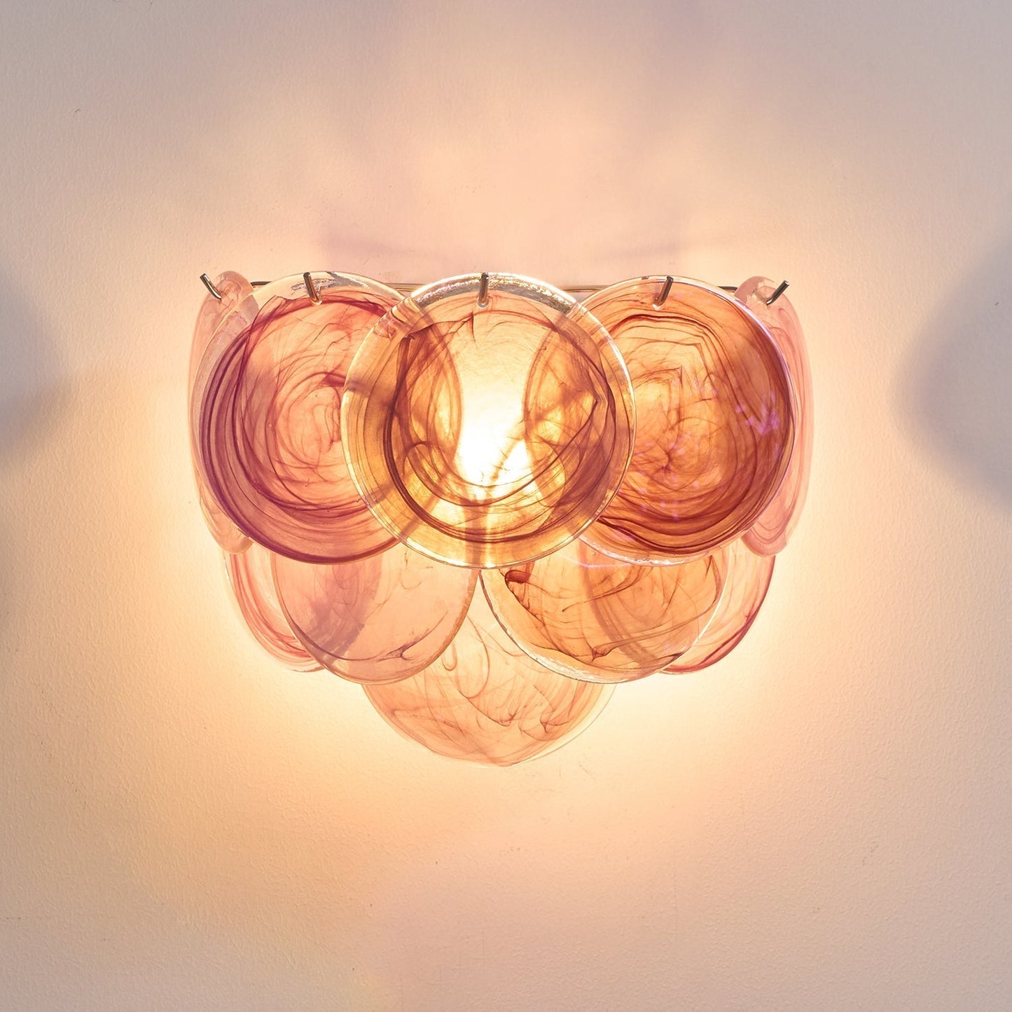 Aurora Wall Lamp Murano Glass Round Artistic