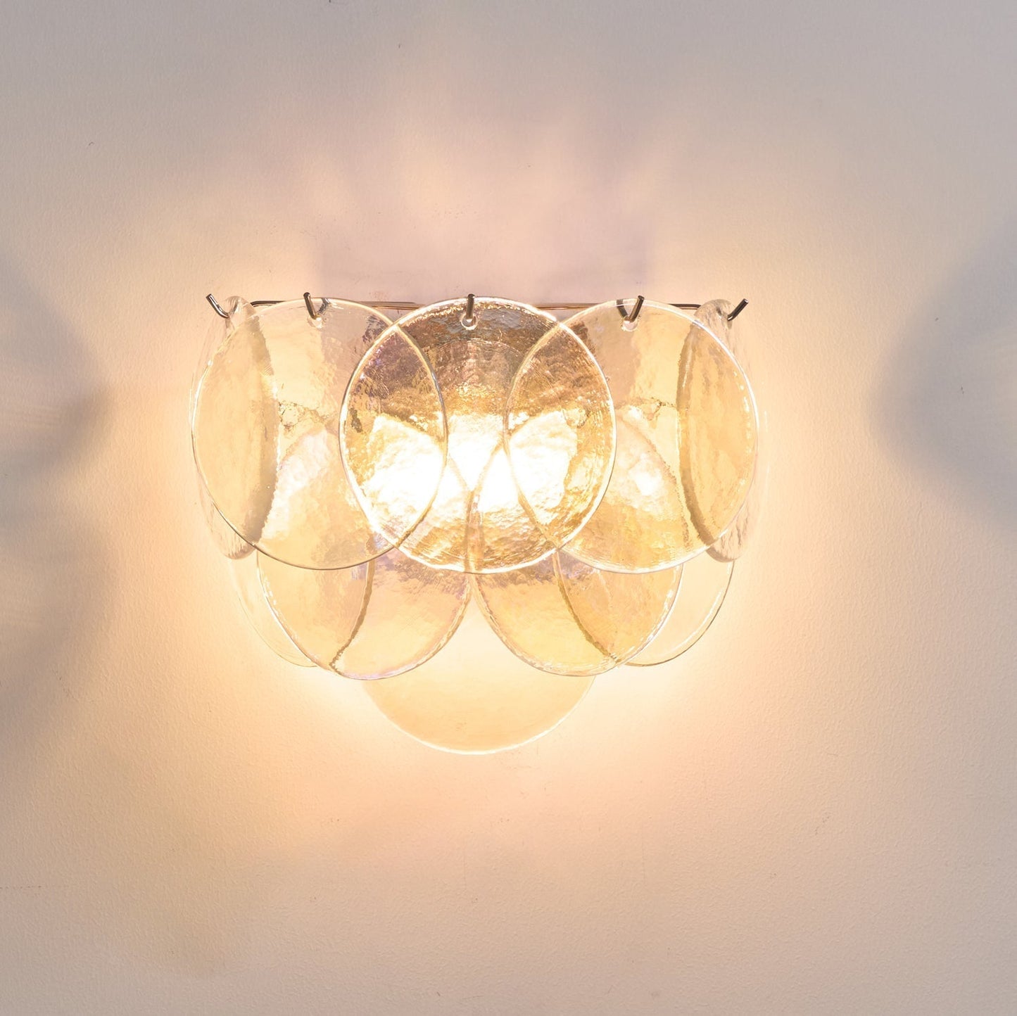Aurora Wall Lamp Murano Glass Round Artistic