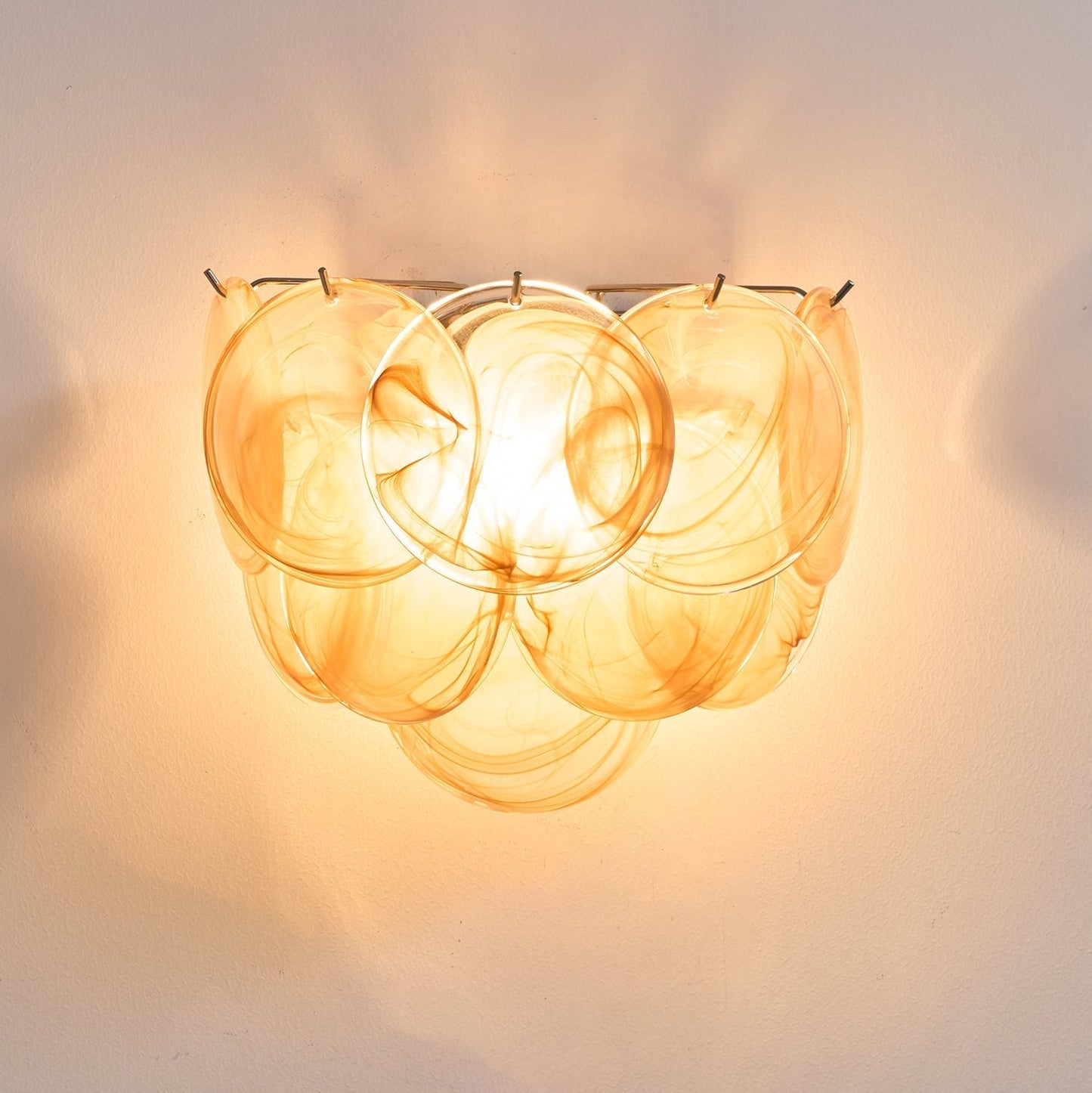 Aurora Wall Lamp Murano Glass Round Artistic