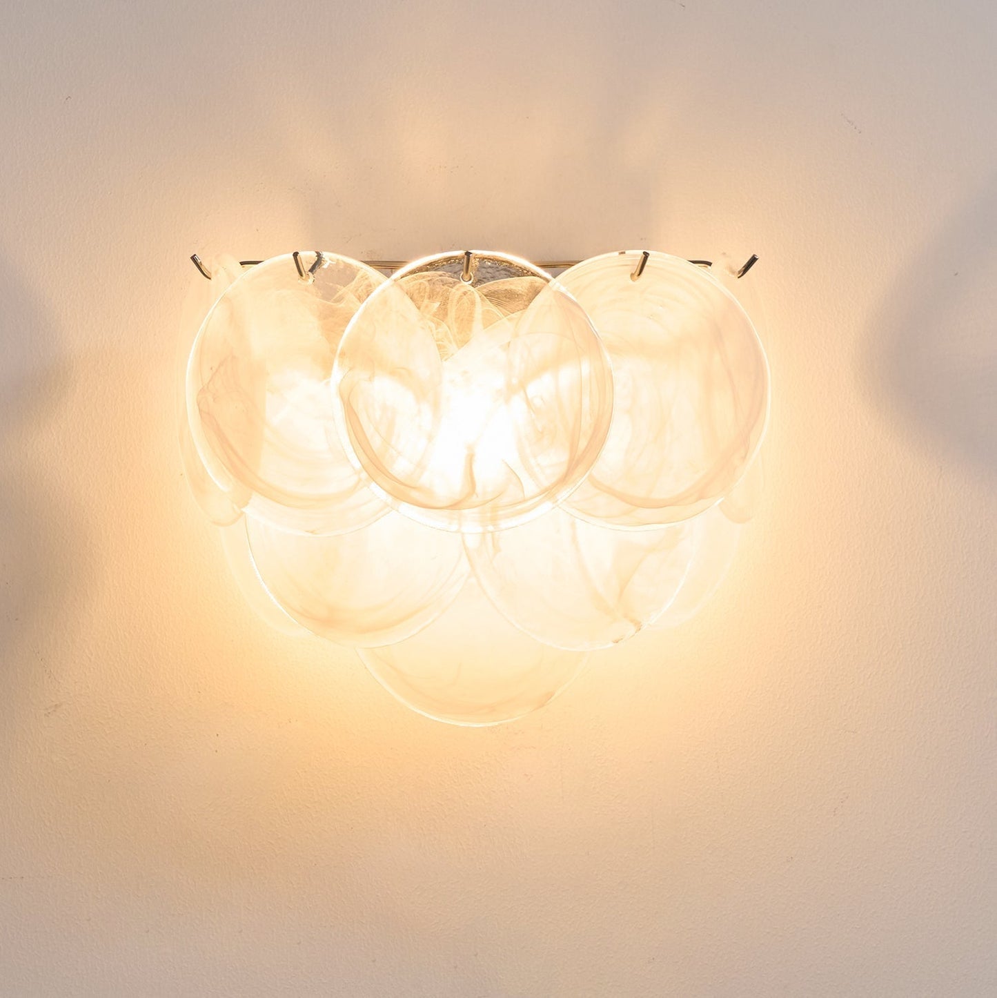 Aurora Wall Lamp Murano Glass Round Artistic