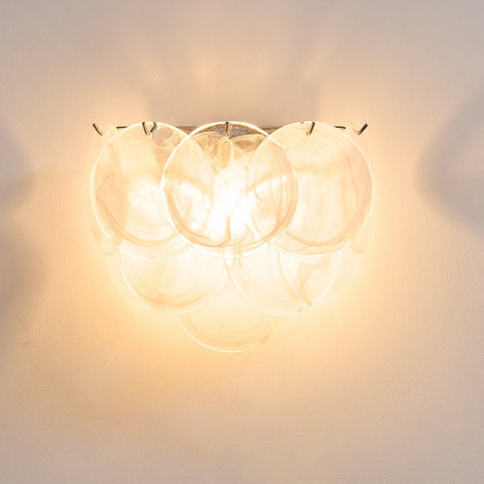 Aurora Wall Lamp Murano Glass Round Artistic