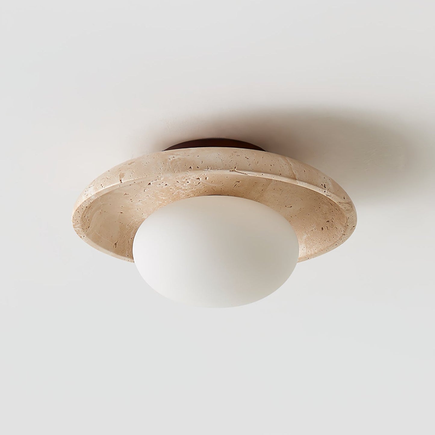 Cataliel Minimalist Travertine Ceiling Light