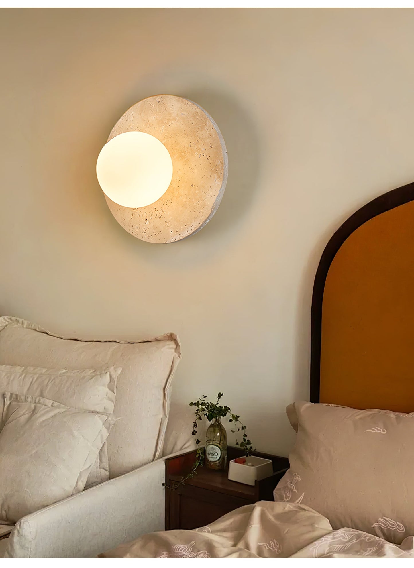 Vesolyra Travertine Ceiling Light