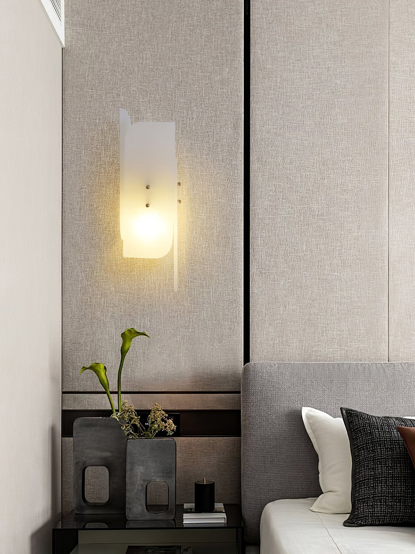 Veyra Alabaster Wall Sconce