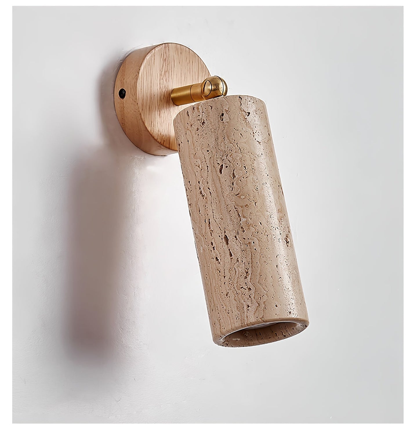 Erzorus Minimalist Travertine Wall Light