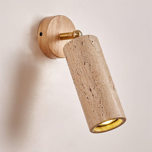 Erzorus Minimalist Travertine Wall Light