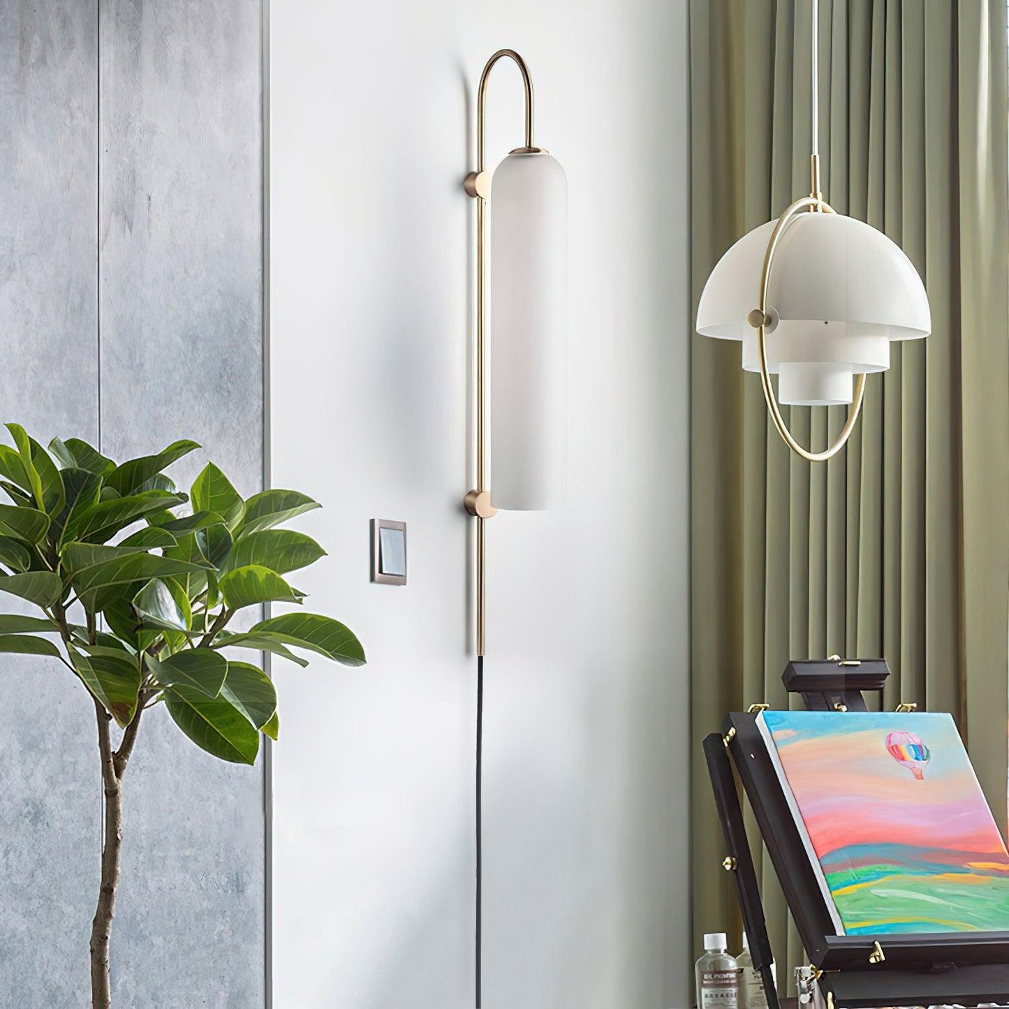 Talor Modern Glass Wall Lamp