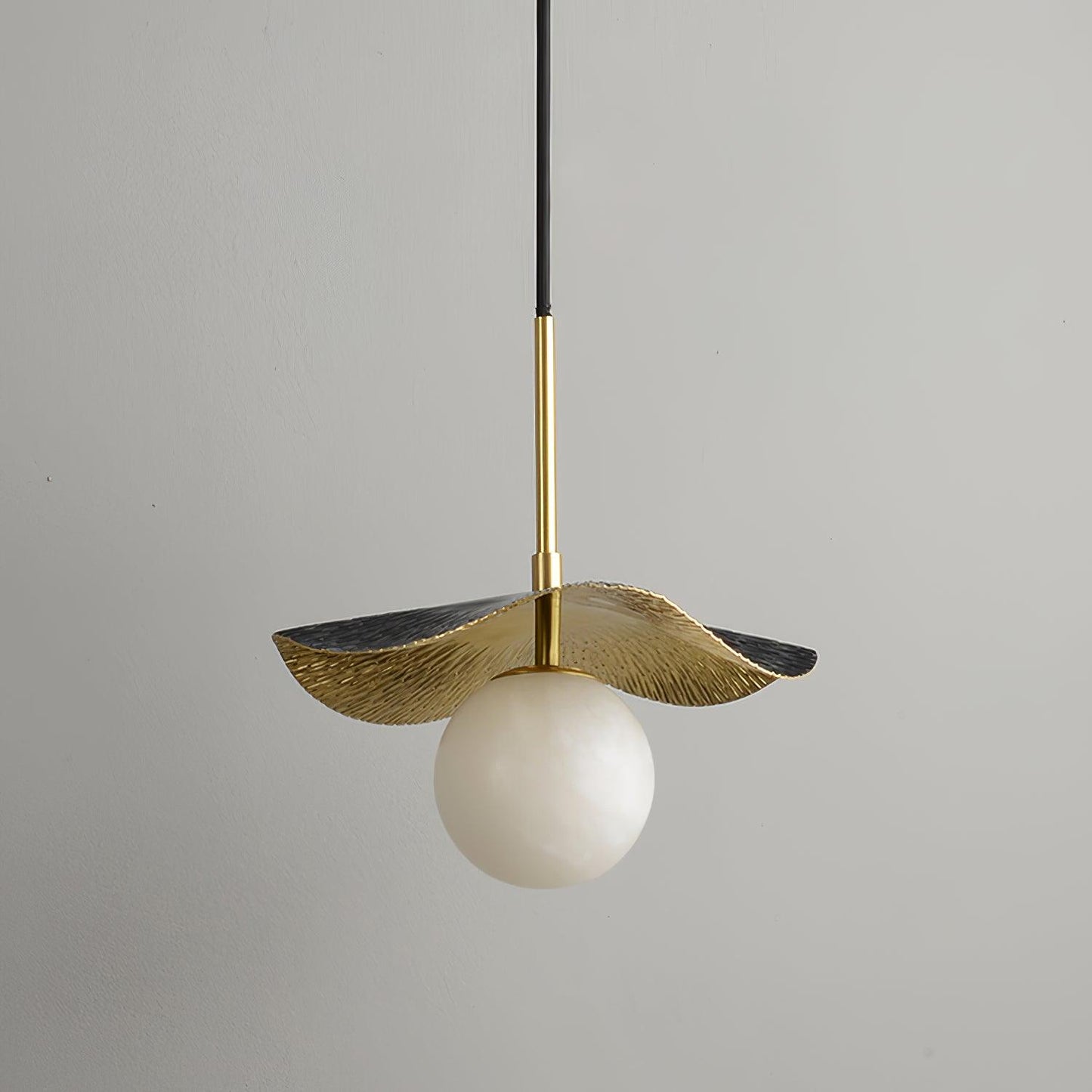 Ivvynen Leaf Canopy Alabaster Pendant Light