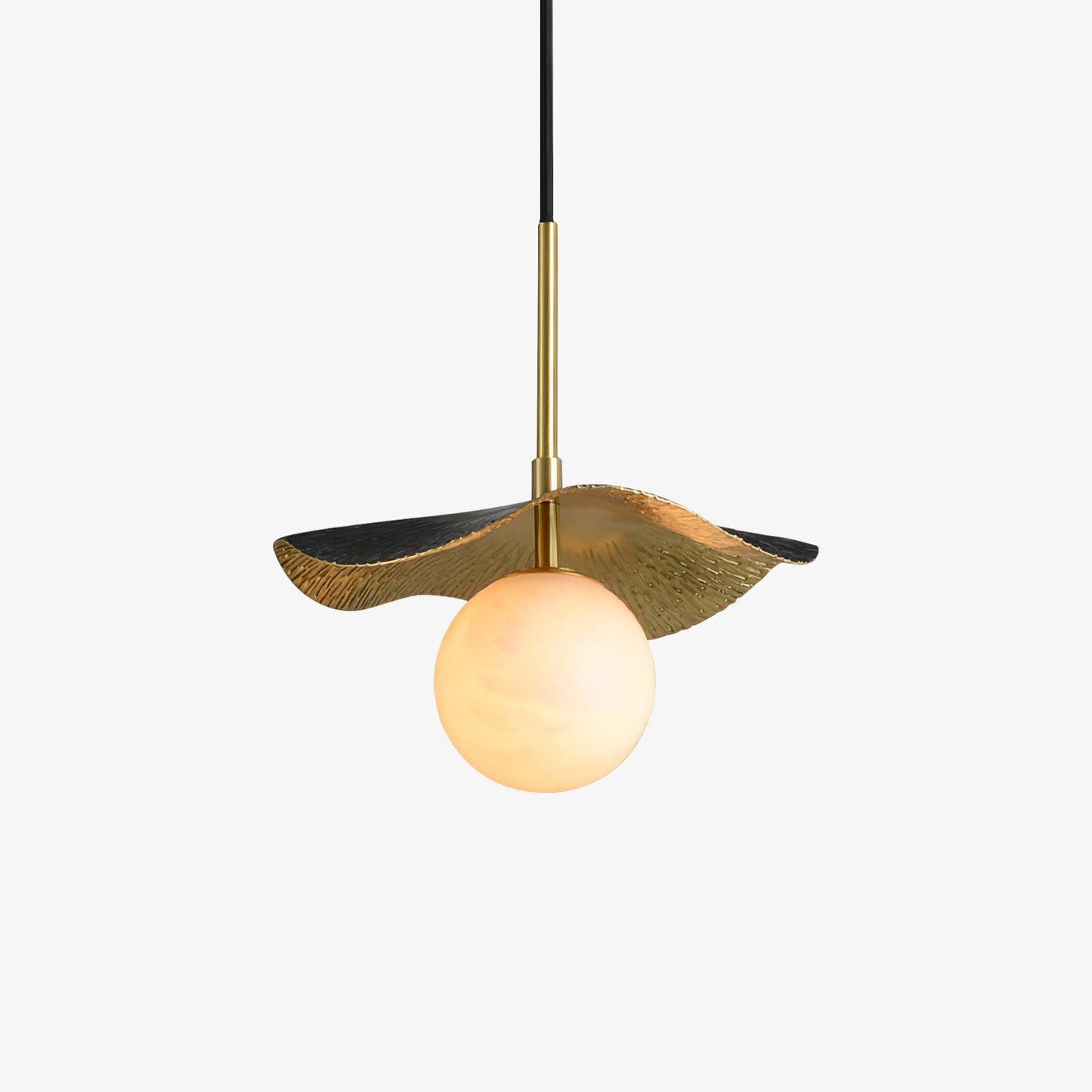 Ivvynen Leaf Canopy Alabaster Pendant Light