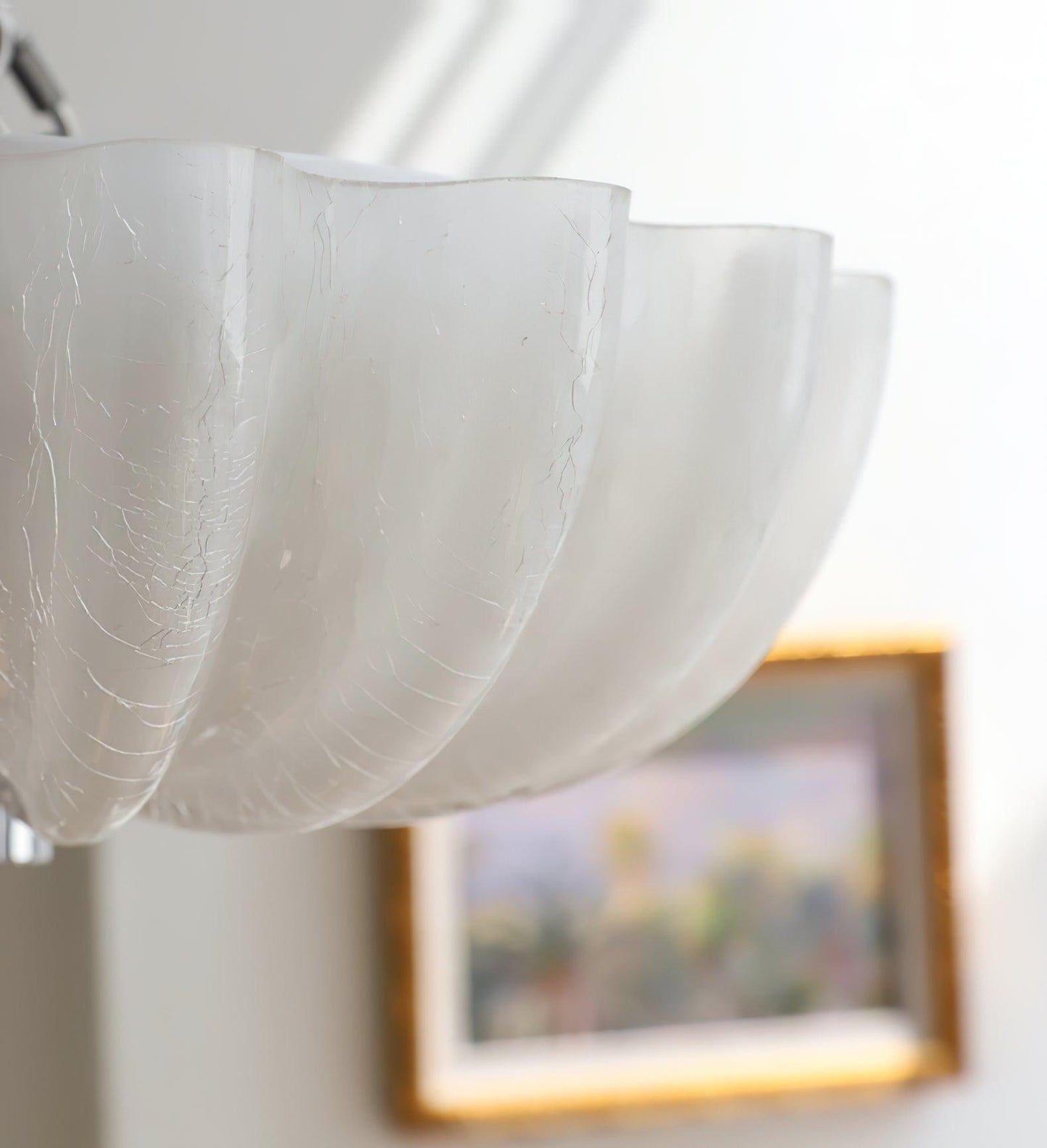 June Ceiling Lamp Blown Glass Shell