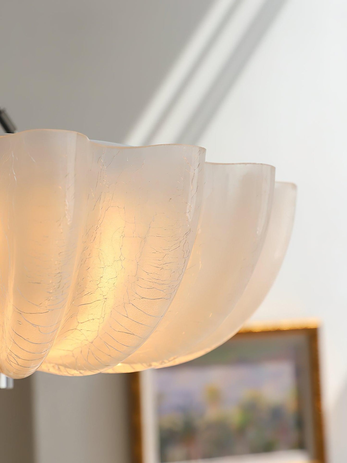 June Ceiling Lamp Blown Glass Shell