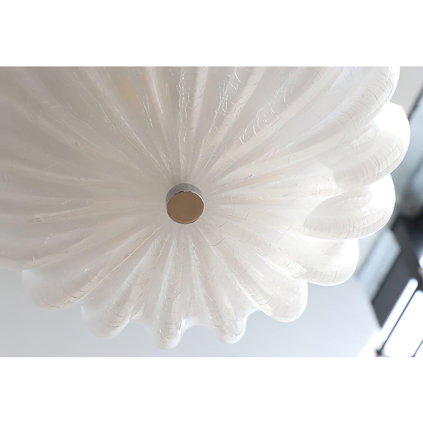 June Ceiling Lamp Blown Glass Shell