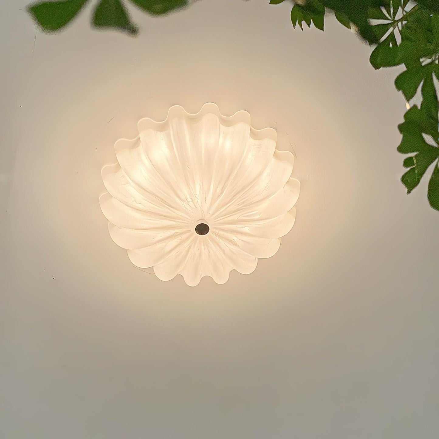 June Ceiling Lamp Blown Glass Shell