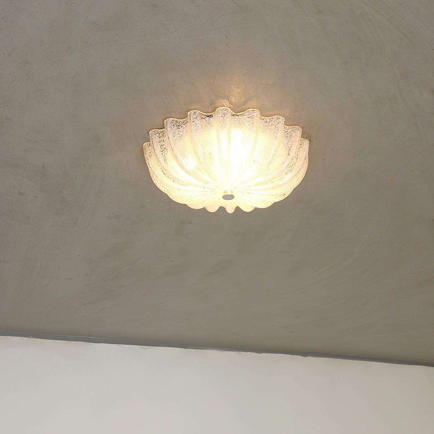 June Ceiling Lamp Blown Glass Shell