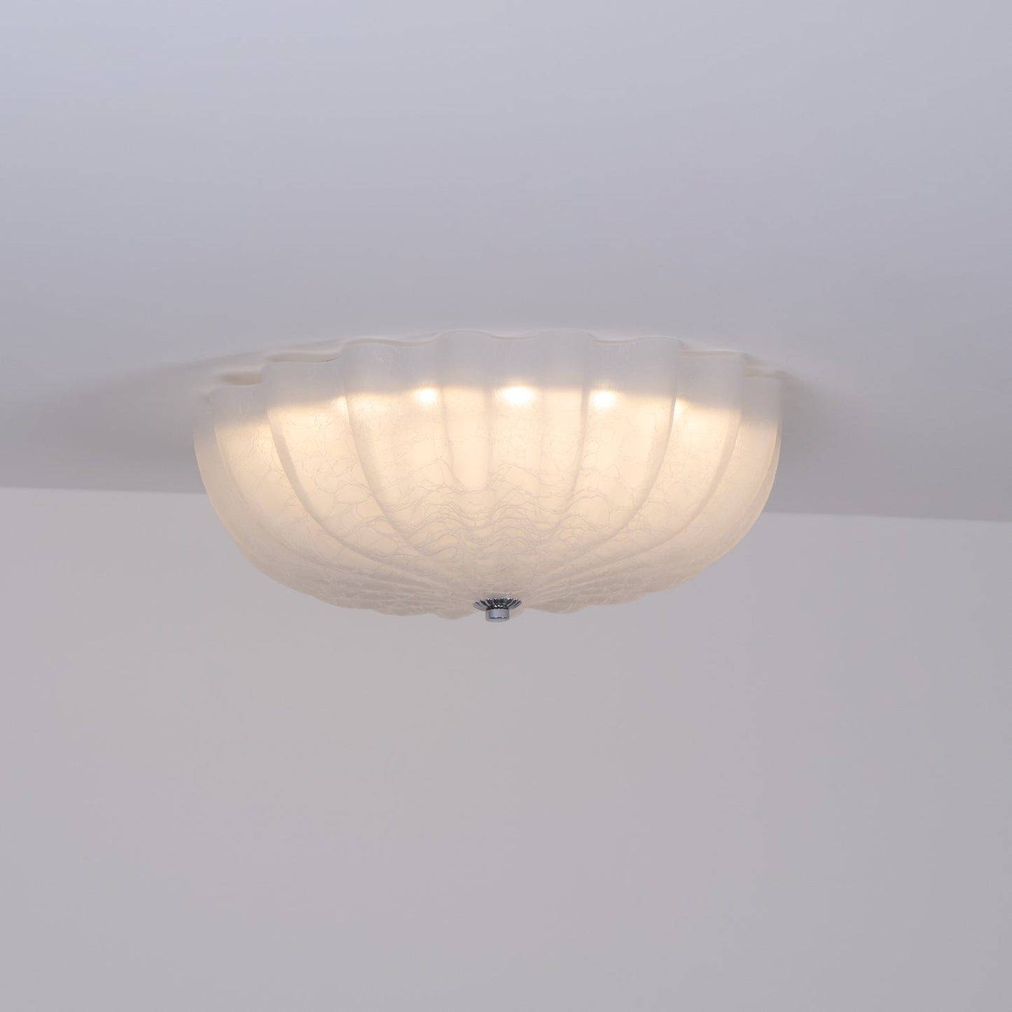 June Ceiling Lamp Blown Glass Shell