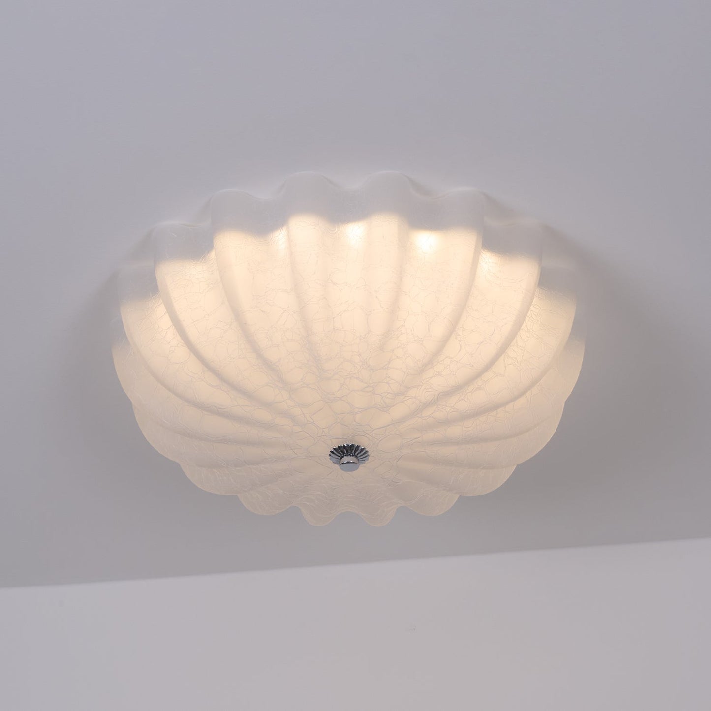 June Ceiling Lamp Blown Glass Shell