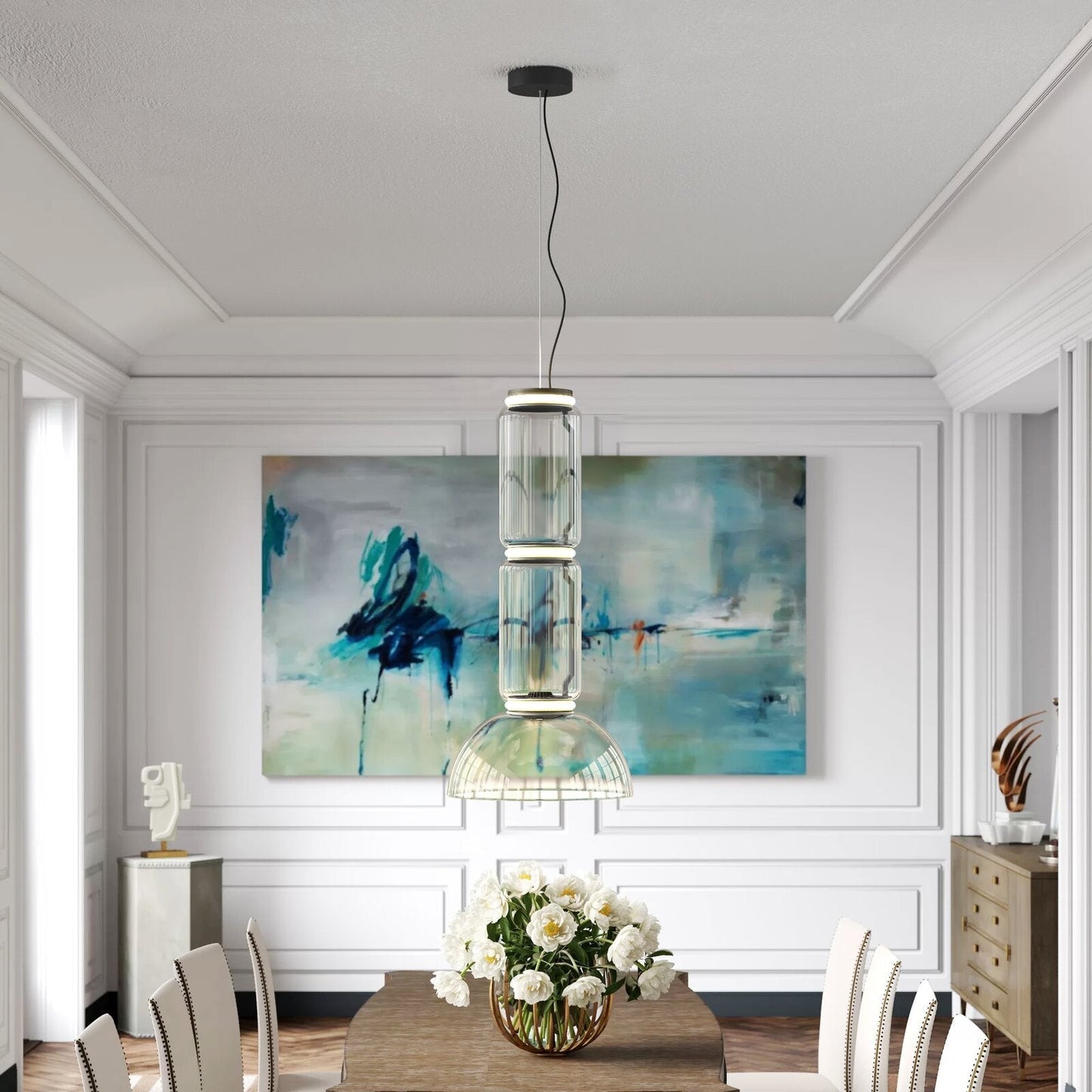 Solantis Industrial Artistic Pendant Light
