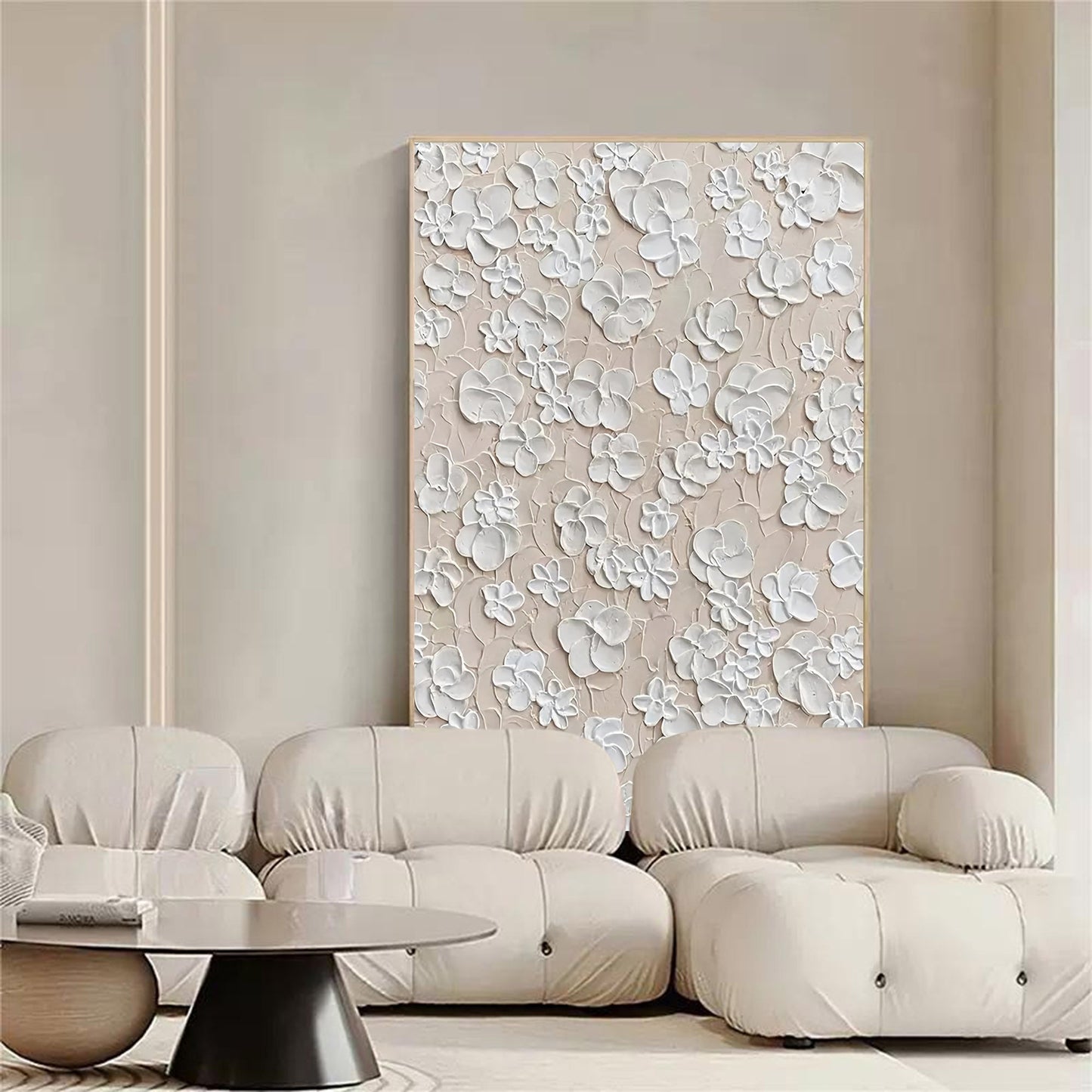 Fleur Plaster Art Texture Wall Art Painting
