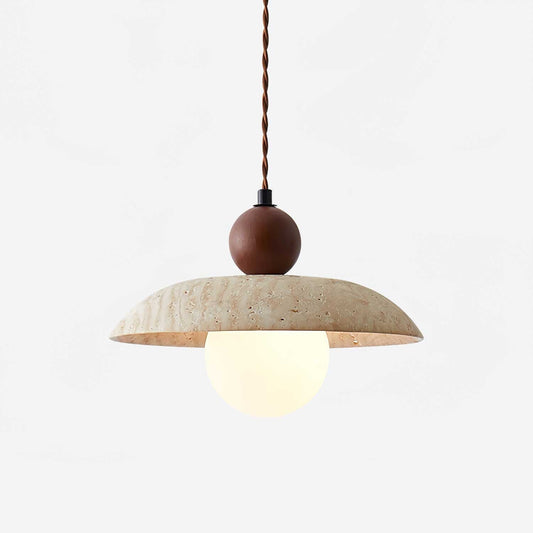 Soleil Travertine Pendant Light