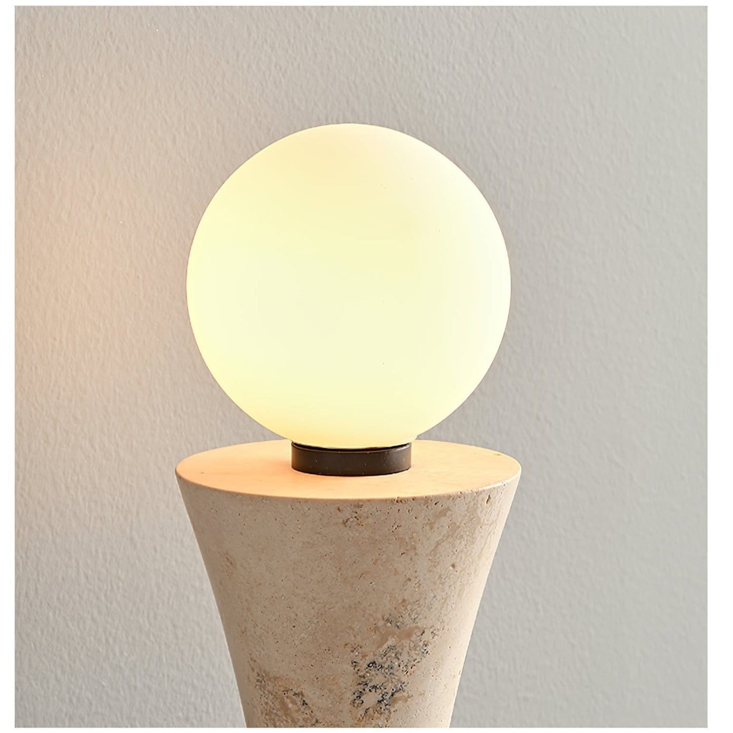 Oloriel Sculptural Travertine Wall Light