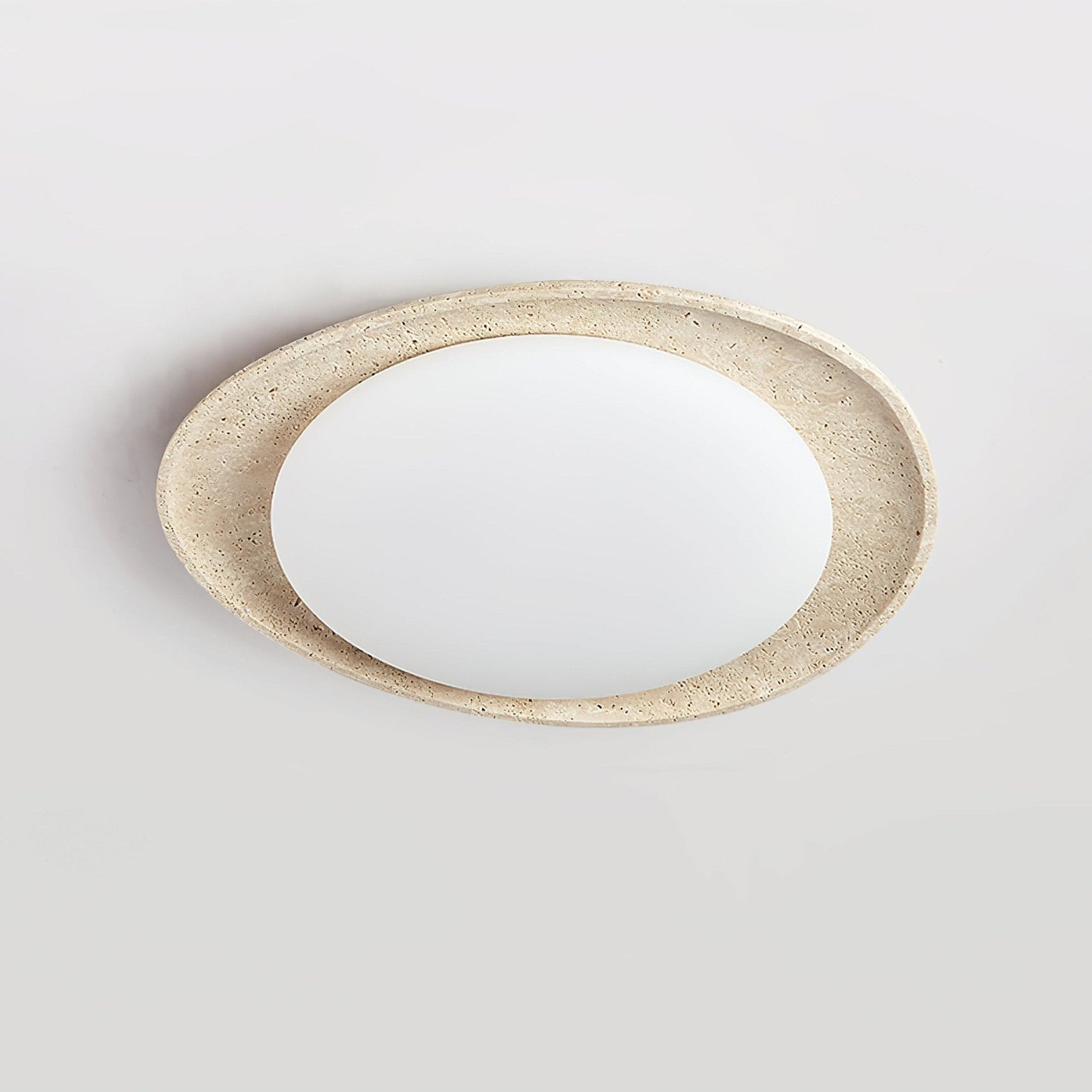 Cunorarae Organic Travertine Ceiling Light