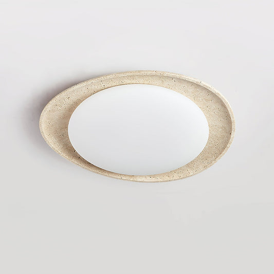 Cunorarae Organic Travertine Ceiling Light