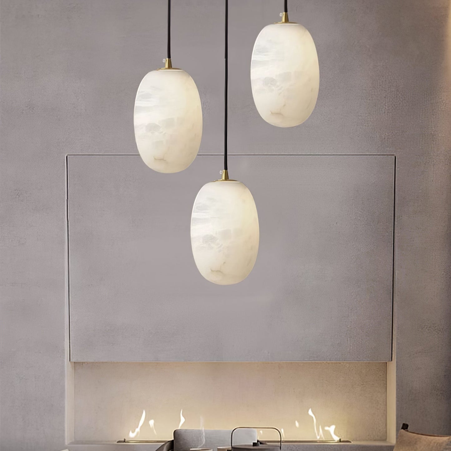 Vevelila Alabaster Pendant Light