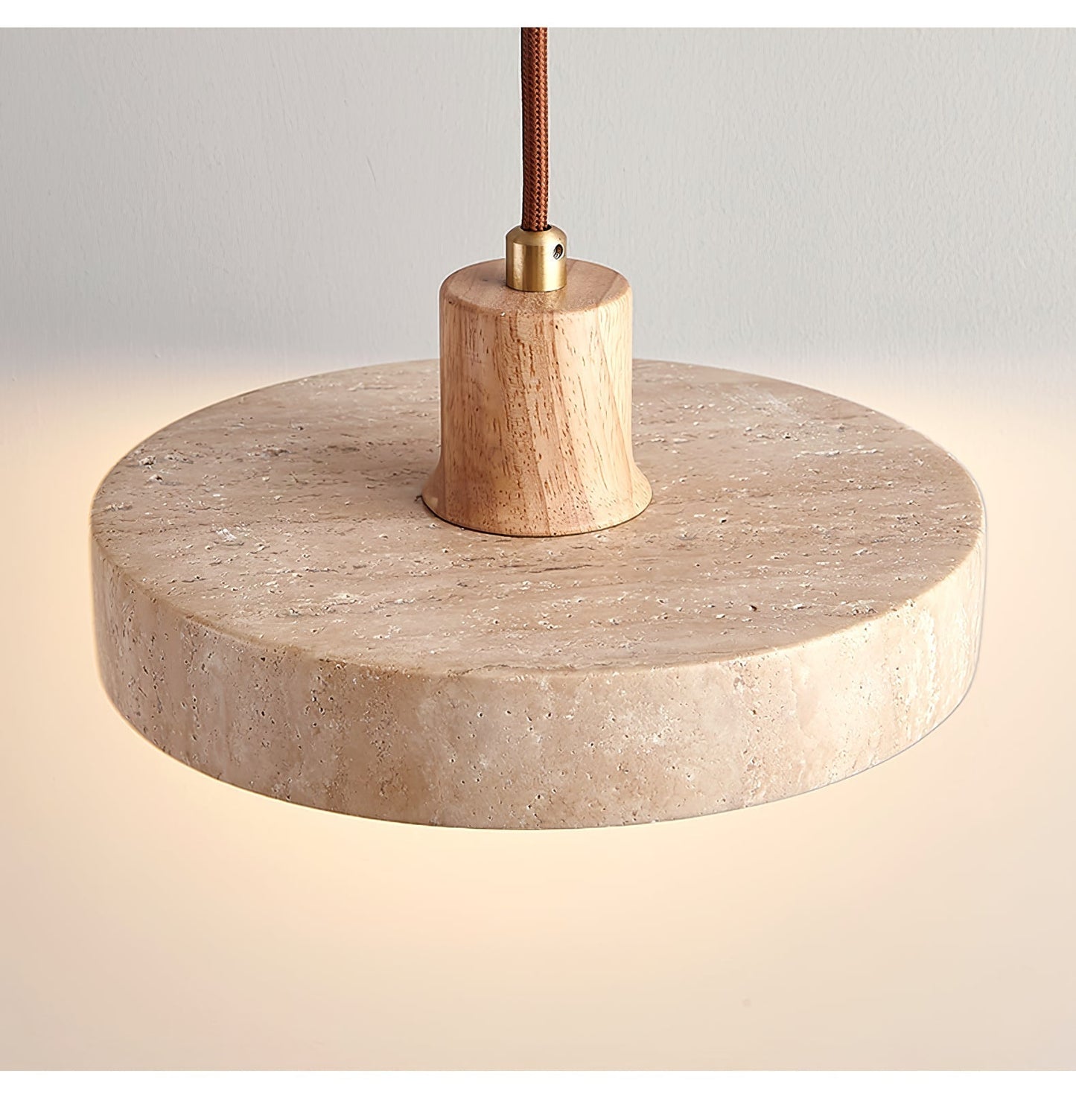 Evvynor Travertine Pendant Light